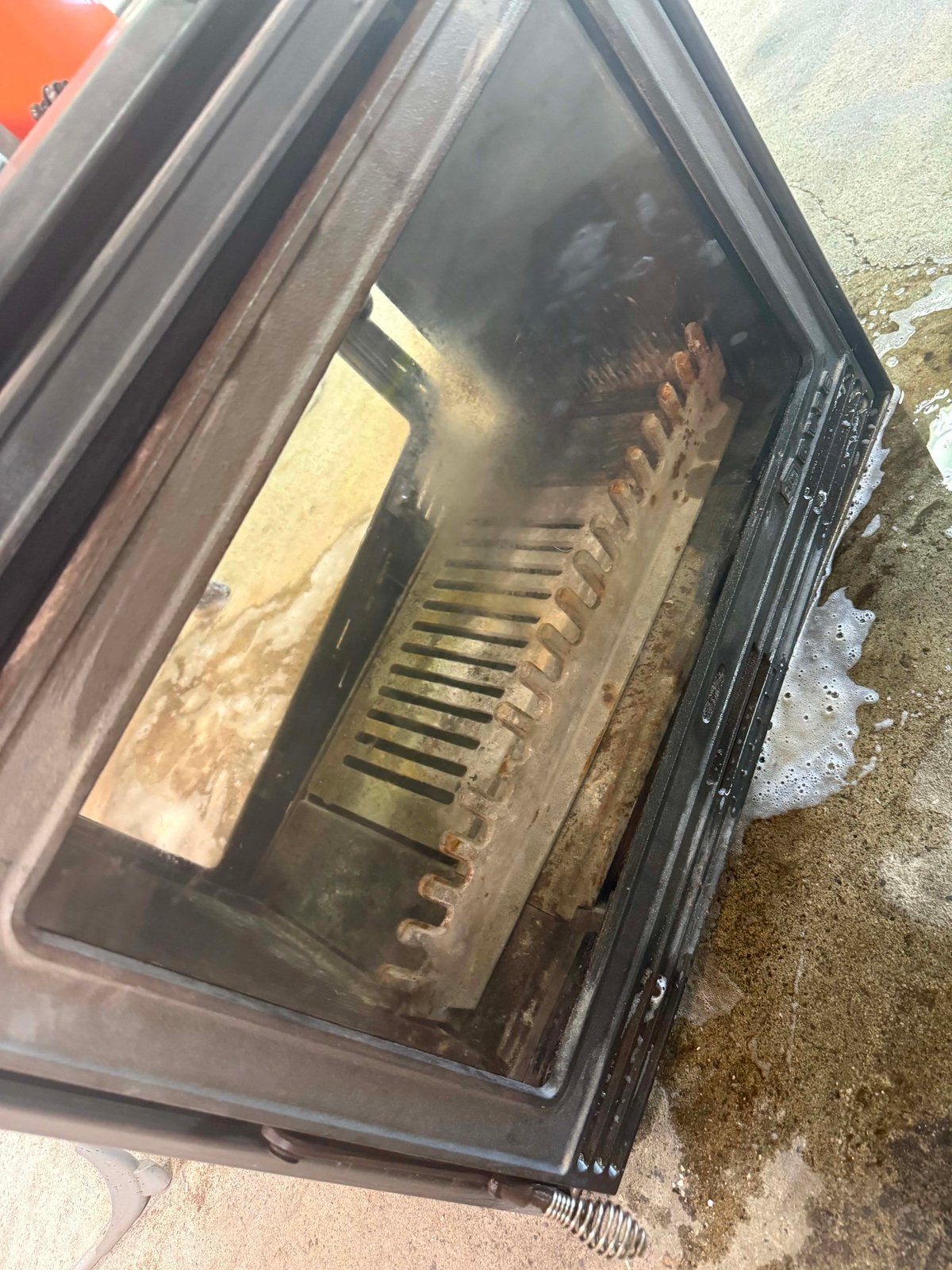 CASSET INSERT A BOIS DOVRE DOUBLE FACE, Enlèvement, Utilisé, Autres types, Bois