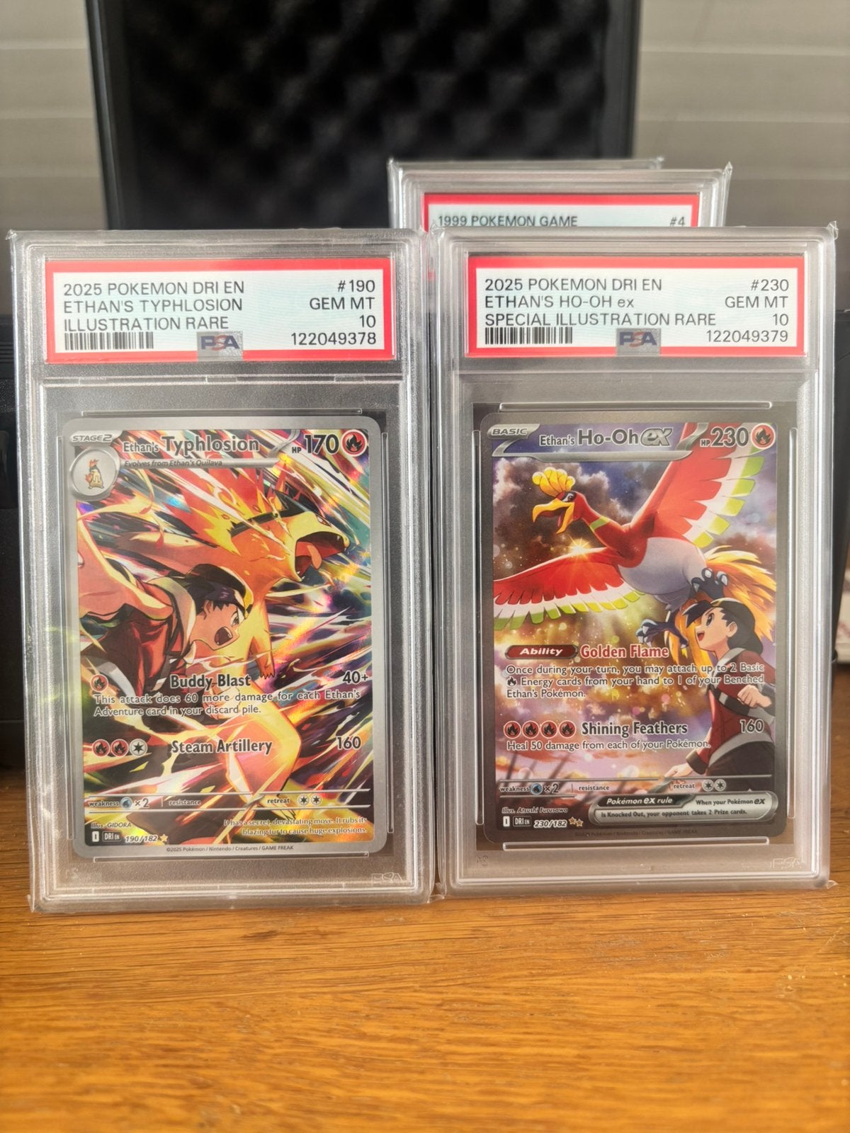 Sequential PSA Ethan’s Ho-oh & Typhlosion, Hobby en Vrije tijd, Ophalen, Zo goed als nieuw