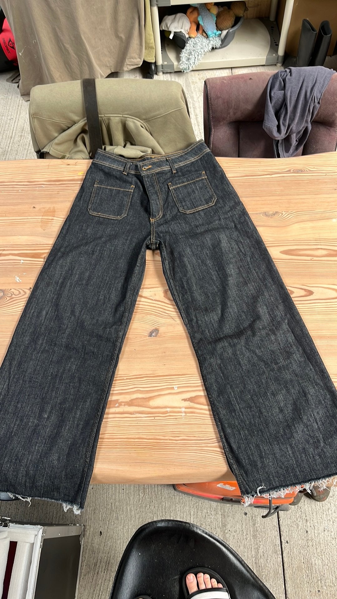 Zara broek, Enlèvement ou Envoi, Neuf, Taille 46 (S) ou plus petite, Bleu