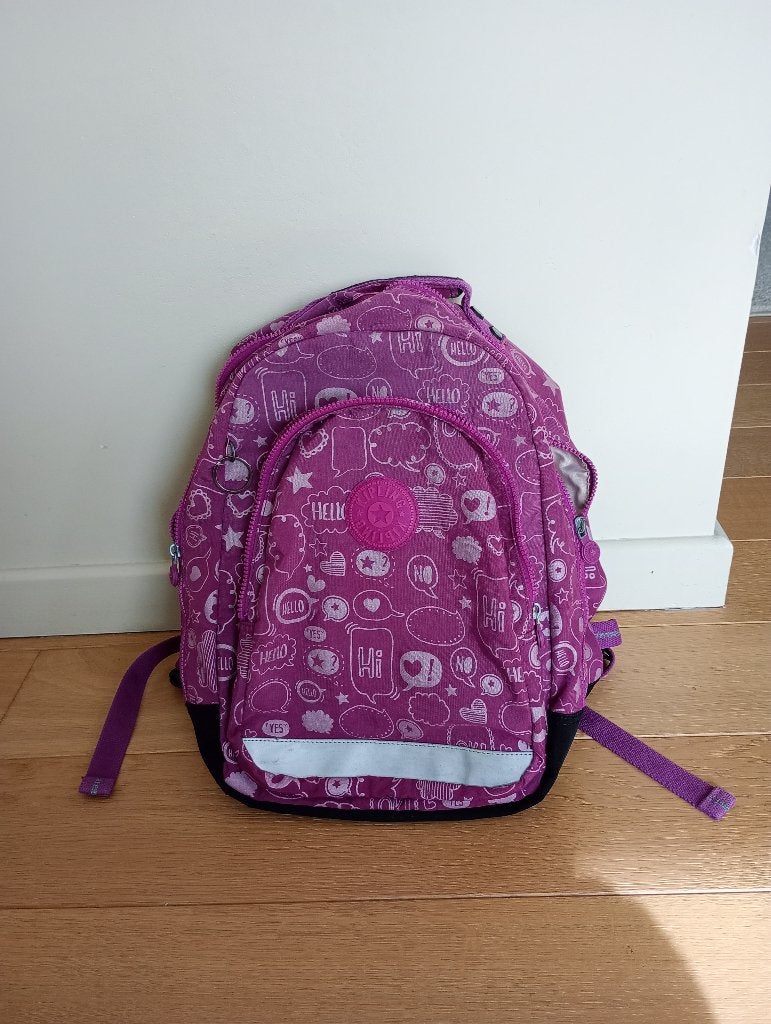 Schoolrugzak, Rugtas, Paars, 40 tot 50 cm, Ophalen of Verzenden