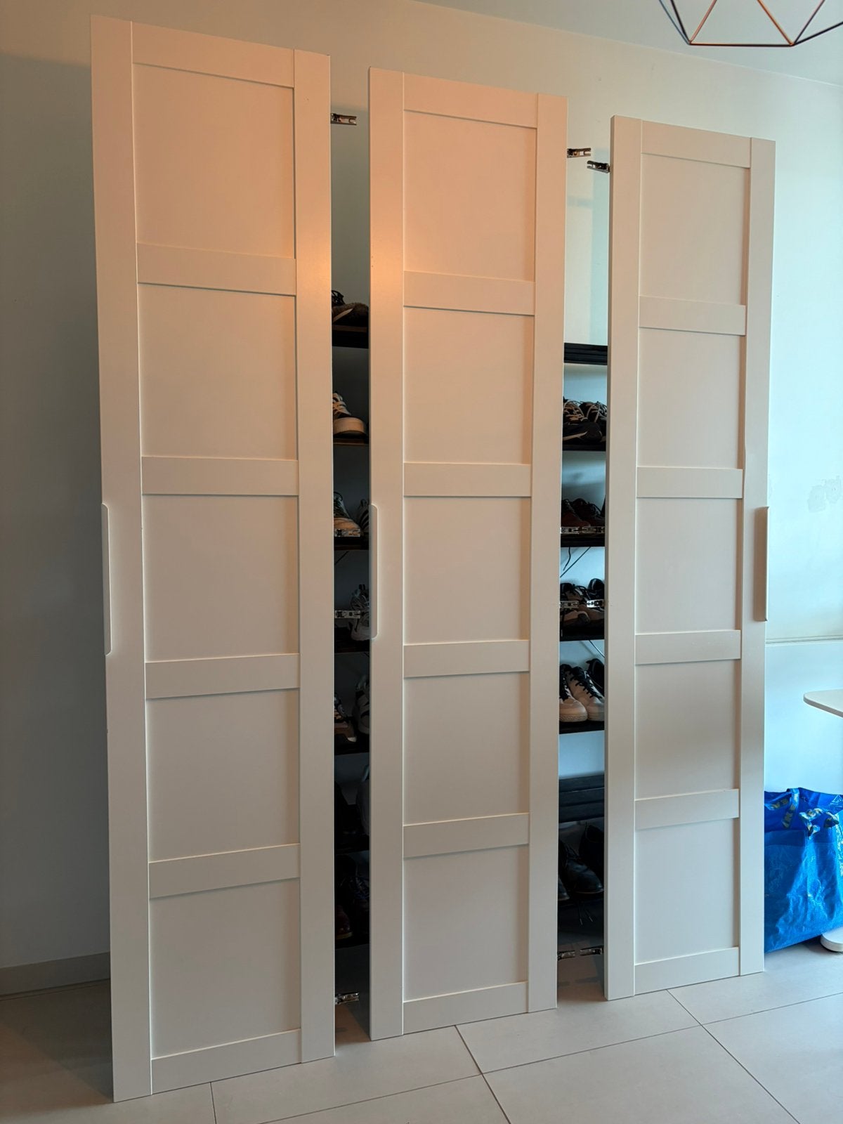 IKEA | 3x Bergsbo (kast van 236cm) & 3x Billsbro (handvaten), Enlèvement, Comme neuf