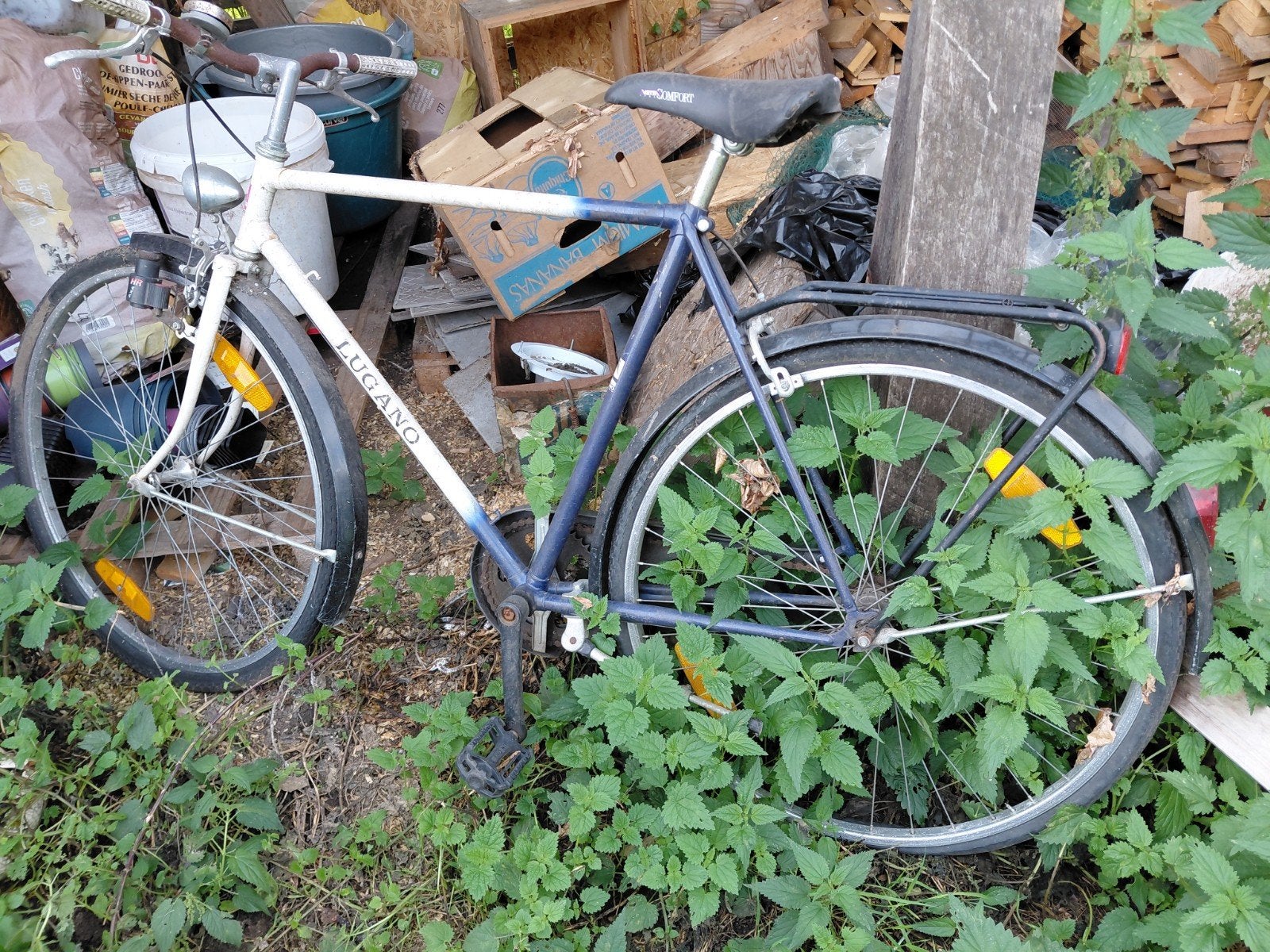 Herenfiets, Ophalen, Gebruikt