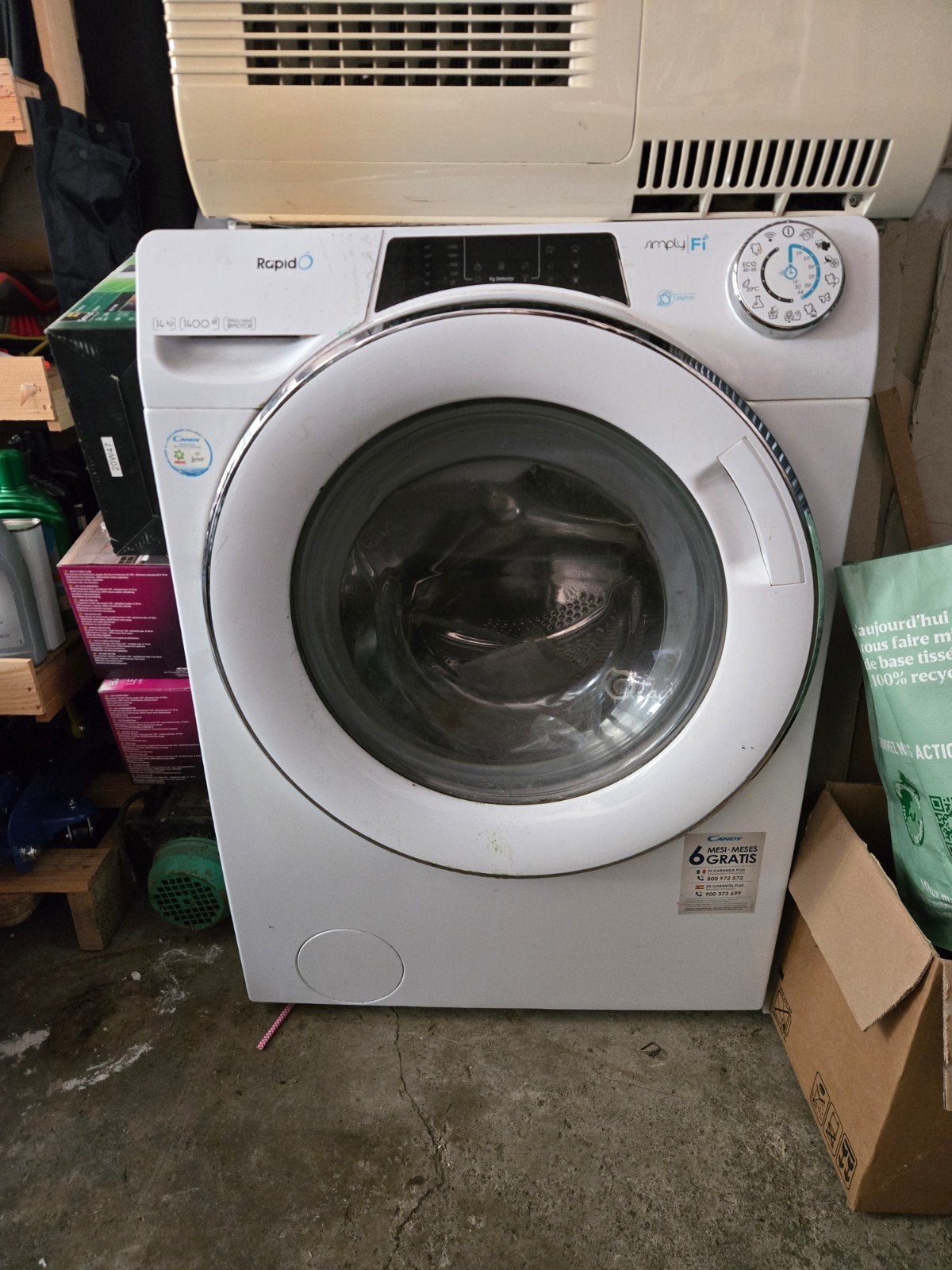 Machine a laver  Candy wifi 14kg, Electroménager, Enlèvement