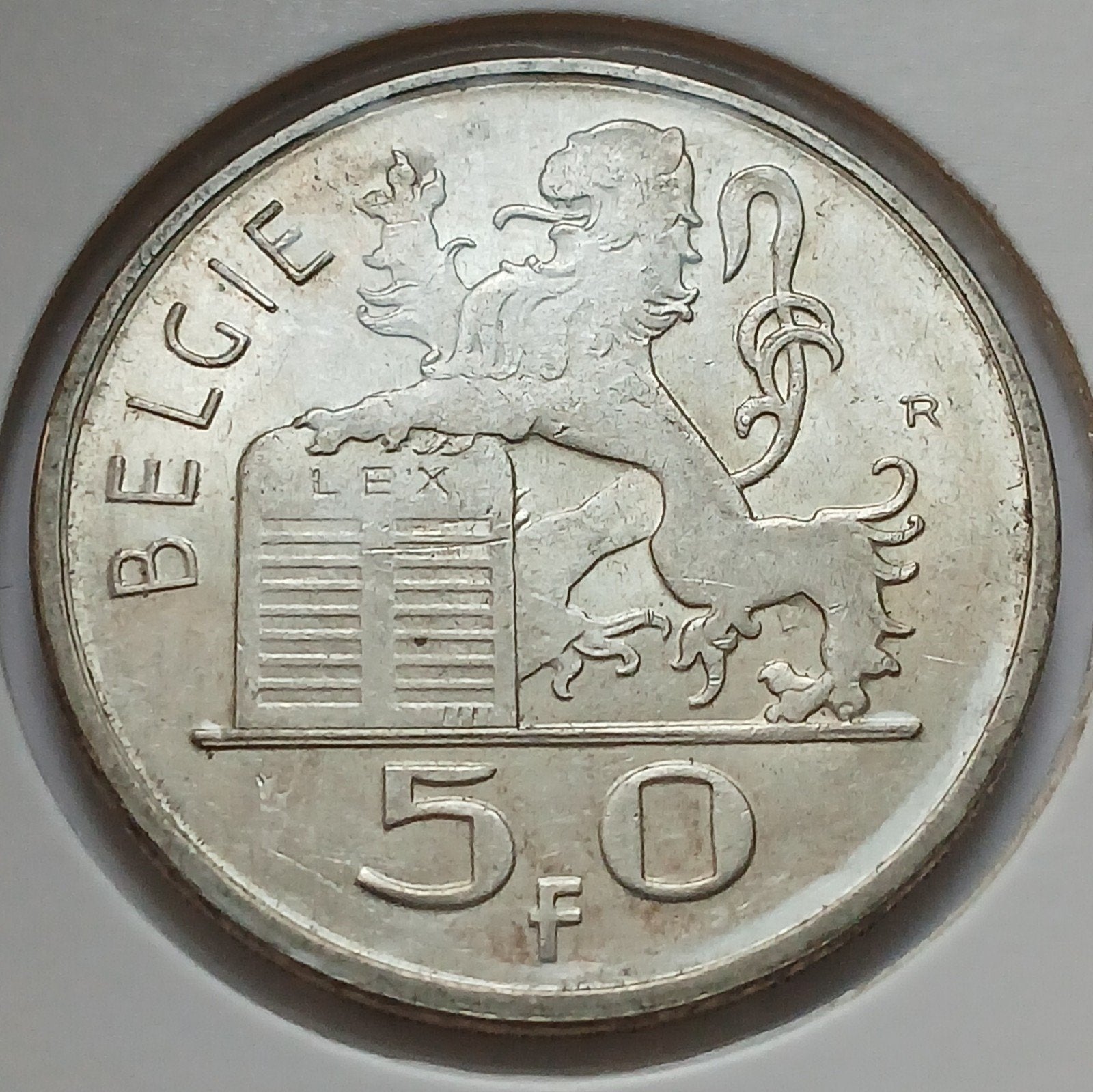 50 frank 1954, Postzegels en Munten, Ophalen of Verzenden