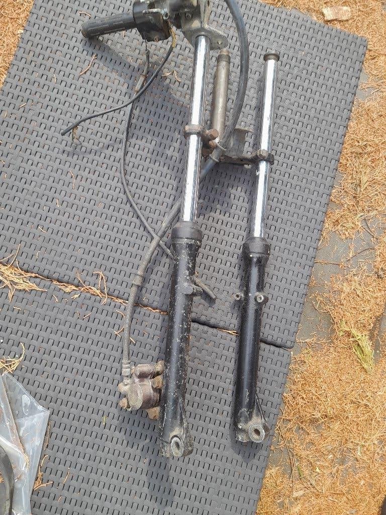 Suzuki rg 50 voorvork, Motoren, Ophalen, Gebruikt