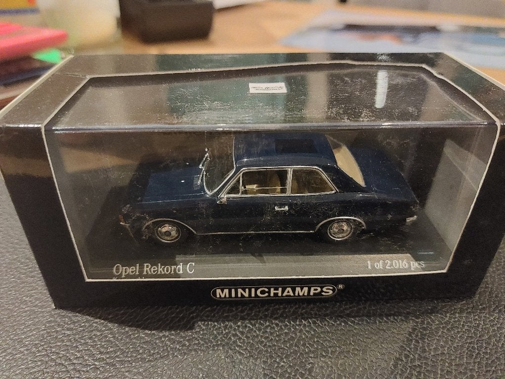 Minichamps Opel Rekord C 2 door de 1966 1/43, Hobby & Loisirs créatifs, Voitures miniatures | 1:43, Enlèvement ou Envoi, Neuf