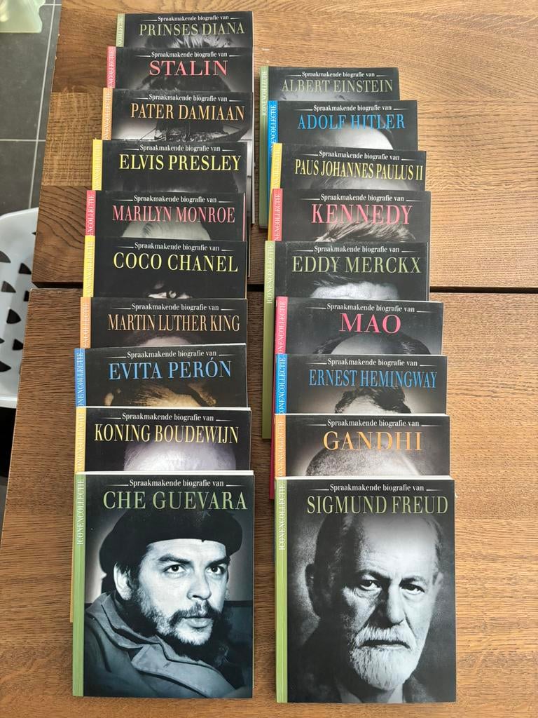 Iconencollectie biografie, Boeken, Stock en Verzamelingen, Zo goed als nieuw, Verschillende onderwerpen, Ophalen
