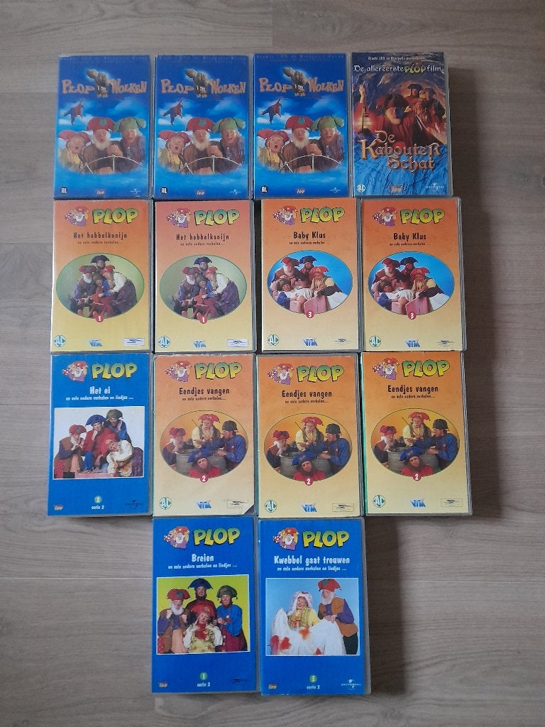 VHS Kabouter Plop, Ophalen of Verzenden, Gebruikt, VHS