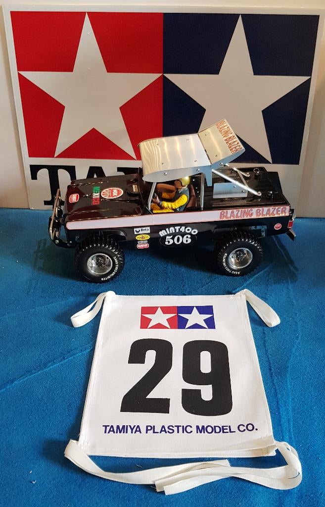 Vintage Tamiya 4x4 Blazing Blazer 3-speed #58029 van 1982, Hobby en Vrije tijd, Elektro, Verzenden, Auto offroad, Zo goed als nieuw