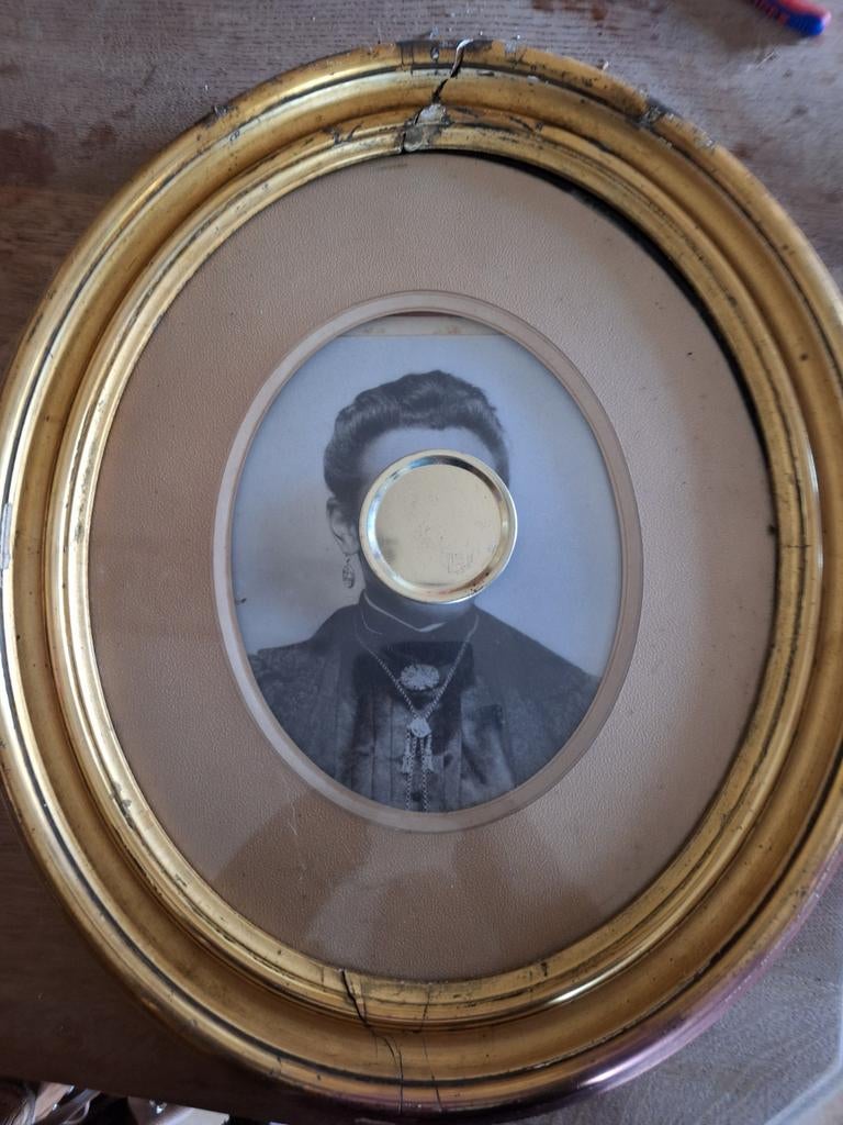 Zeer oude fotokader, Antiek en Kunst, Ophalen