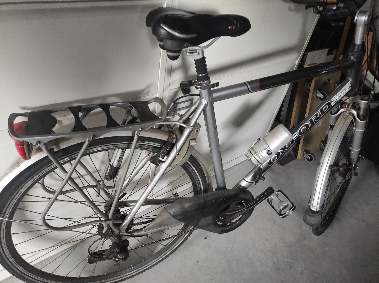 Vélo pour homme à cadre supérieur gris Oxford, Autres marques, Vitesses, 57 à 61 cm, Enlèvement