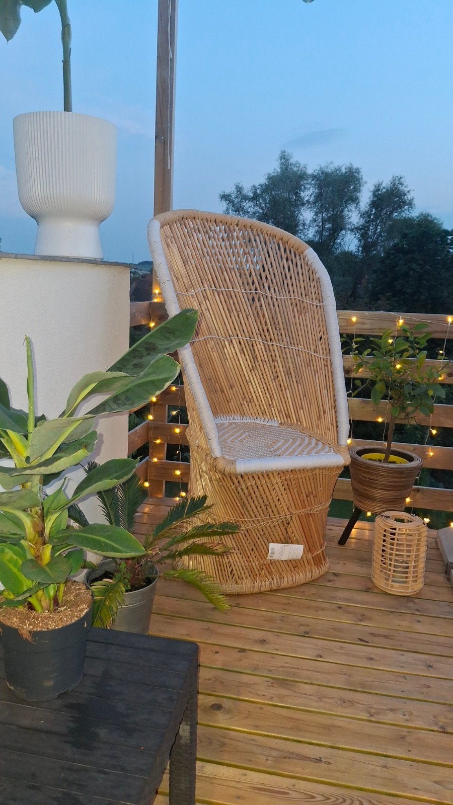 Fauteuille de terrasse en bambou, Enlèvement