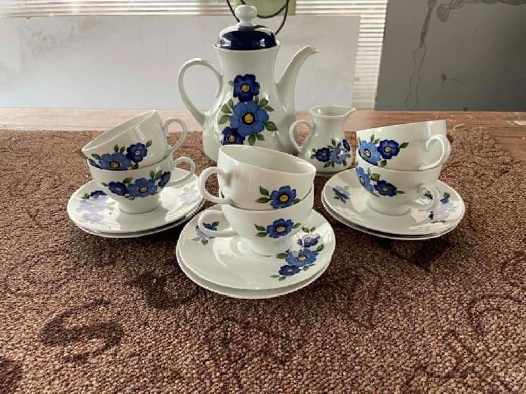 koffieservies, Huis en Inrichting, Keuken | Servies, Ophalen, Zo goed als nieuw