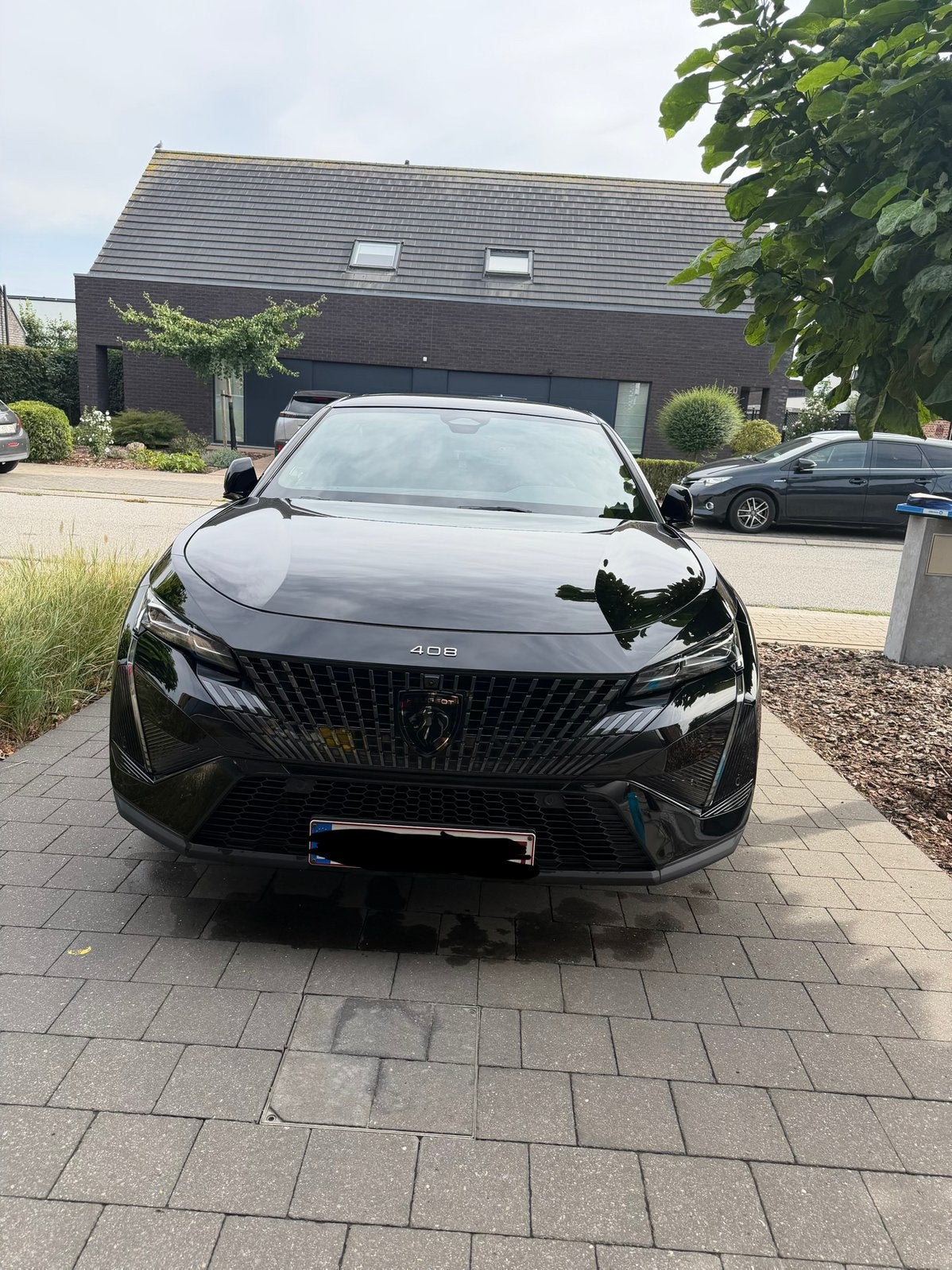 Peugeot 408 GT, Auto's, Peugeot, Elektronische parkeerrem, Zwart, Leder, Bedrijf