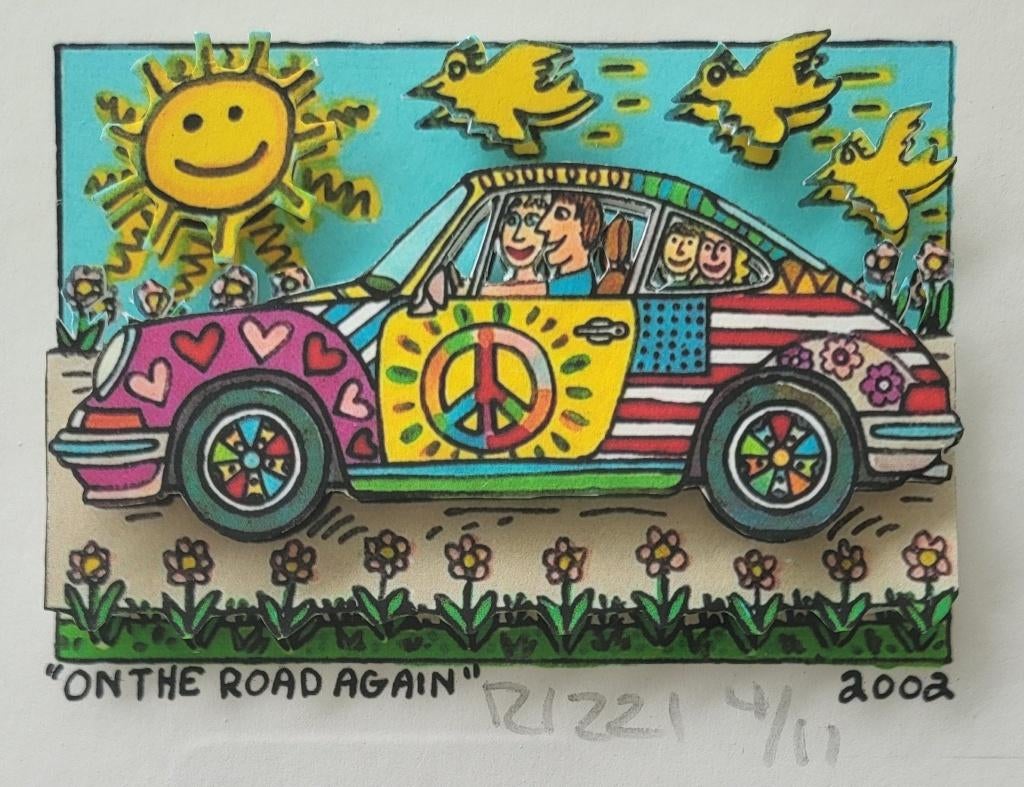 James Rizzi - On the road again "Porsche 911", Verzenden