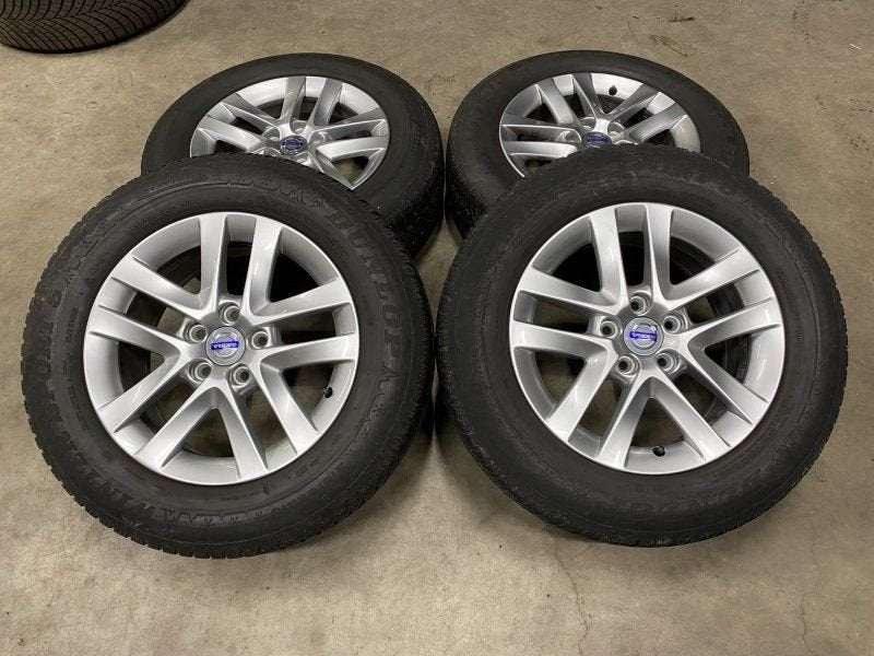 16 inch originele winterset Volvo V60 V70 215 65 16  5x108 6, Pneus et Jantes, 16 pouces, -, Utilisé