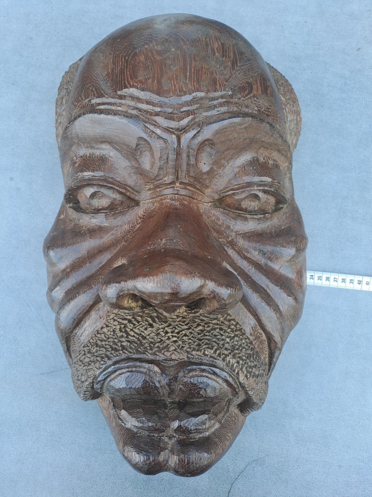 Imposante sculpture congolaise, Antiquités & Art, Enlèvement, Bois