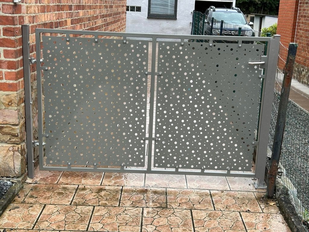 Portillon, Jardin & Terrasse, Enlèvement, Neuf, Acier, Portail battant