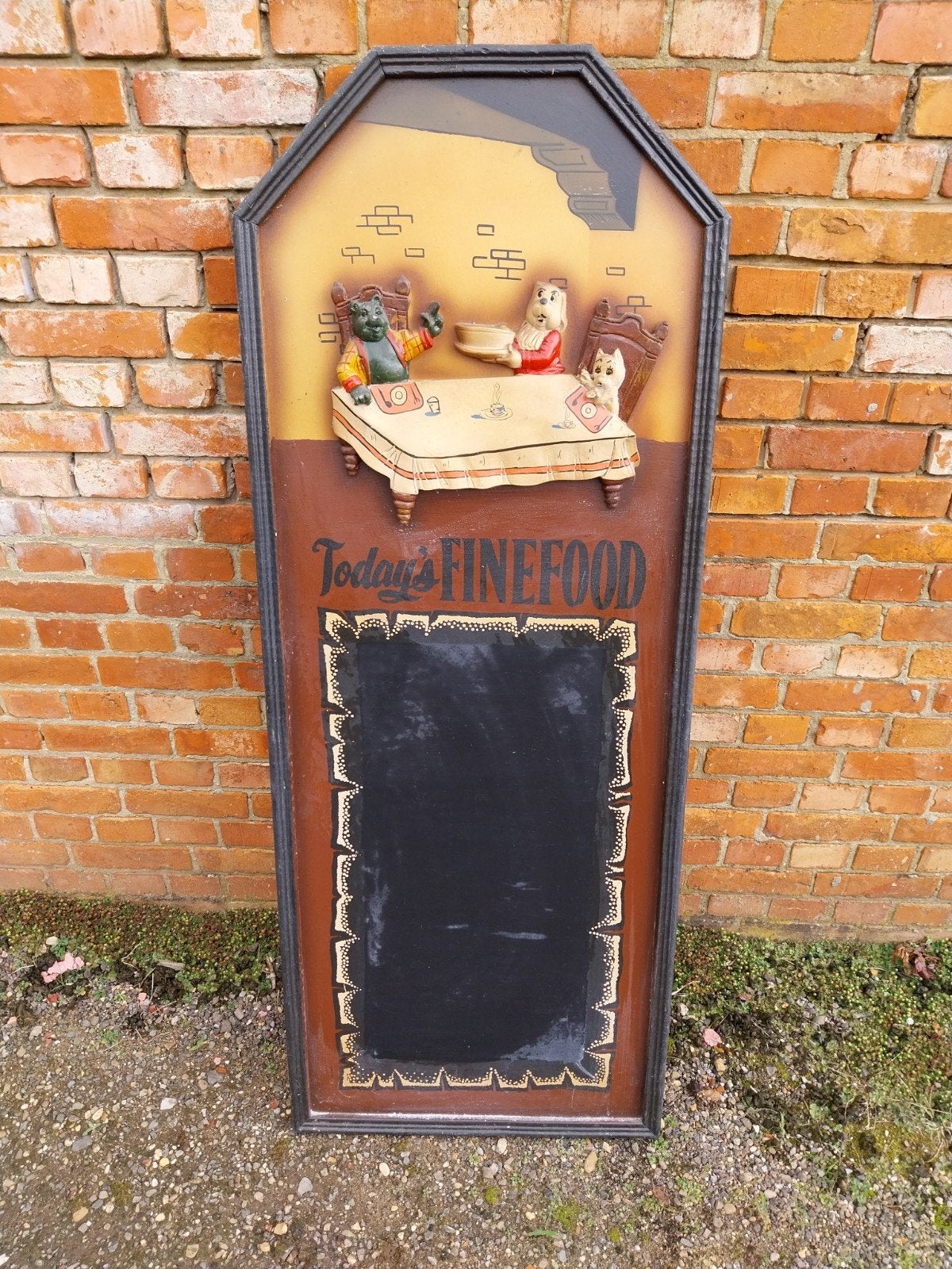 Menubord krijtbord, Maison & Meubles, Accessoires pour la Maison | Tableaux d'affichage, Enlèvement, Utilisé, Tableau noir