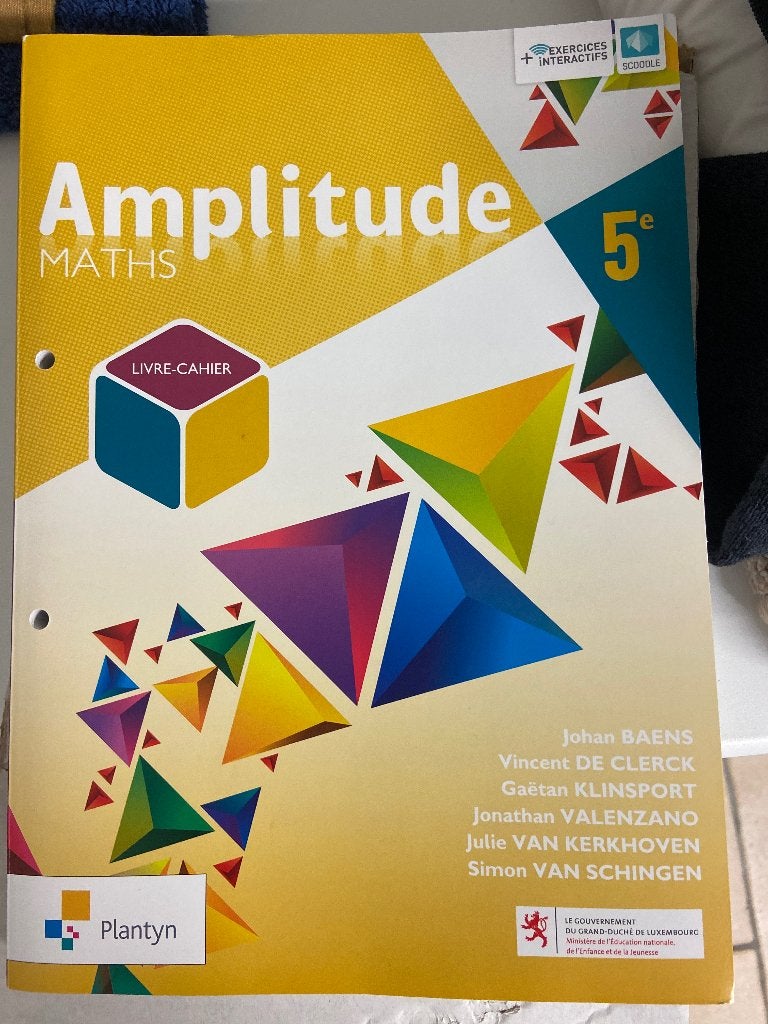 Livre de math plant un 5 eme, Livres, Neuf, Enlèvement ou Envoi, Plantyn, Secondaire