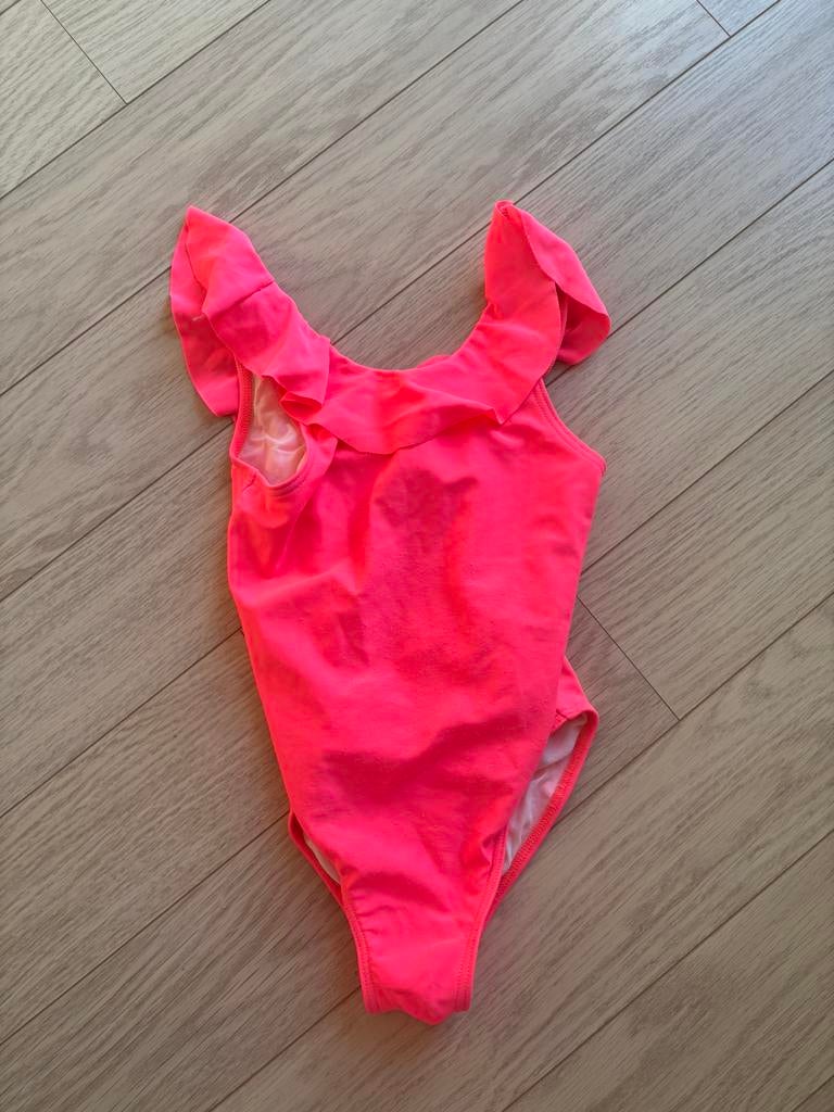 Fluo badpak Fina Egerique, Badpak, Gebruikt, Maat 116, Verzenden