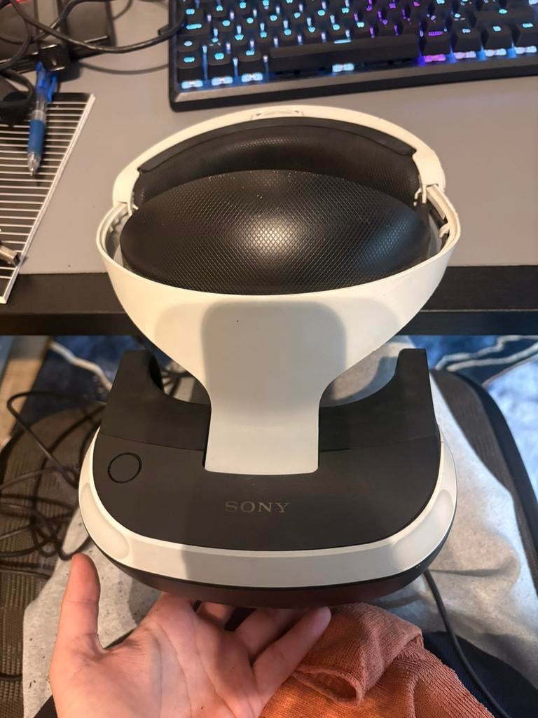 Vr bril voor op de playstation 5, Games en Spelcomputers, Virtual Reality, Ophalen, Gebruikt