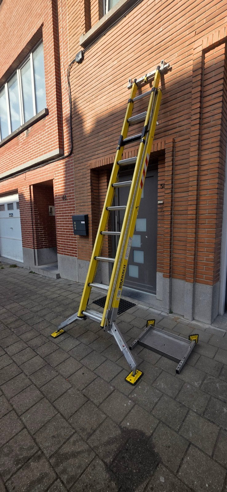 Échelle pro fibre de verre BRANACH FEU 5.1, Bricolage & Construction, Échelles & Escaliers, Enlèvement, Échelle