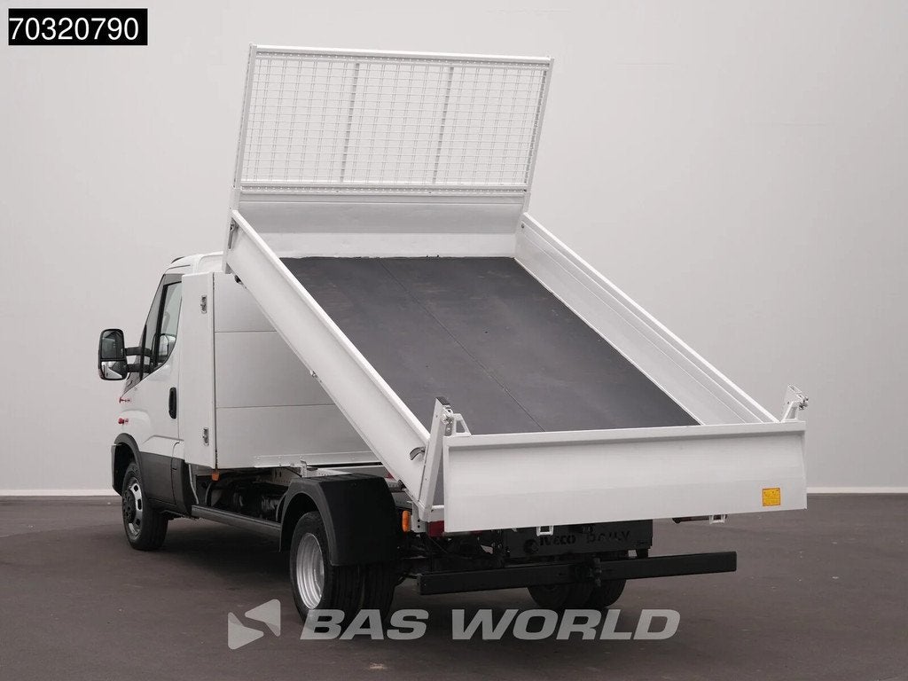 Iveco Daily 35C16 3.0L Kipper met Kist Dubbellucht 3,5t Trek, Auto's, Bestelwagens en Lichte vracht, Stof, Gebruikt, Euro 6, 4 cilinders