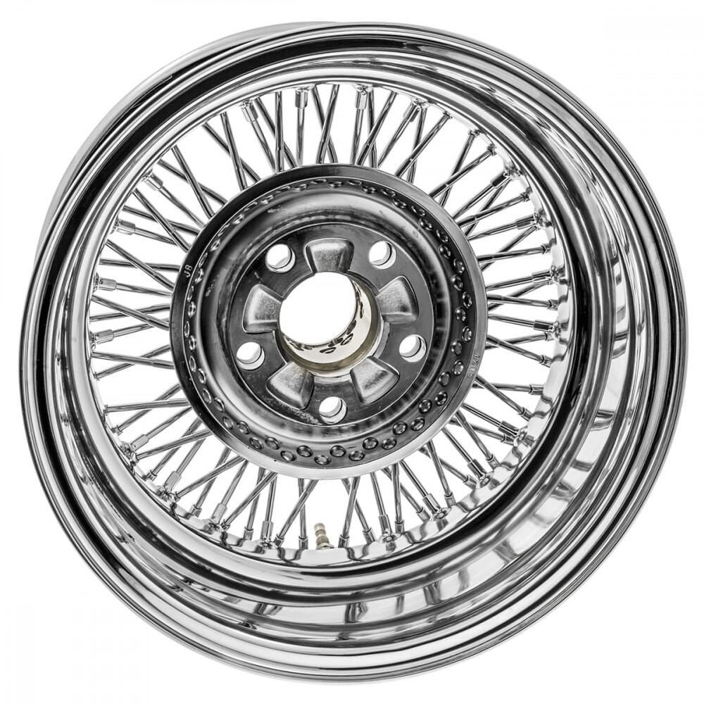 NIEUW chromen spaakwiel Jaguar Bolt-On WWC715 - XW715, 15 inch, -, -, Nieuw