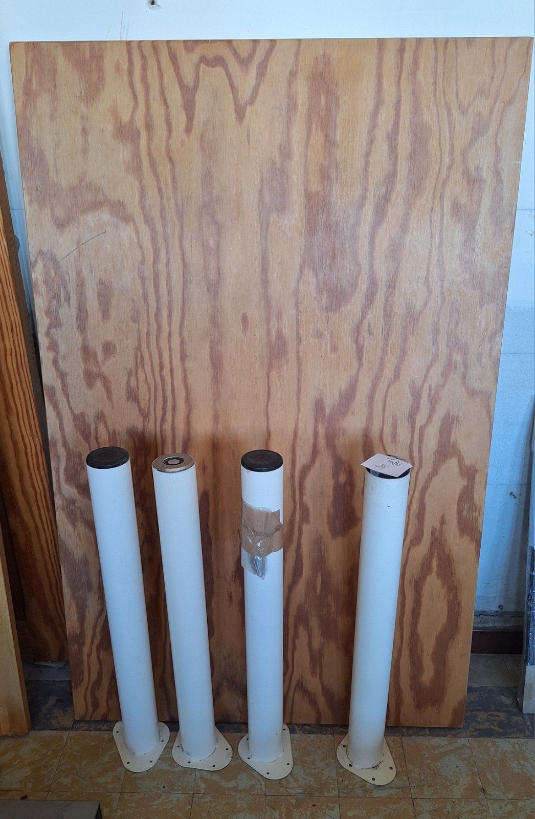 Rechthoekige tafel 80 x 140 cm, Huis en Inrichting, Tafels | Eettafels, Ophalen, Gebruikt, 100 tot 150 cm, 50 tot 100 cm