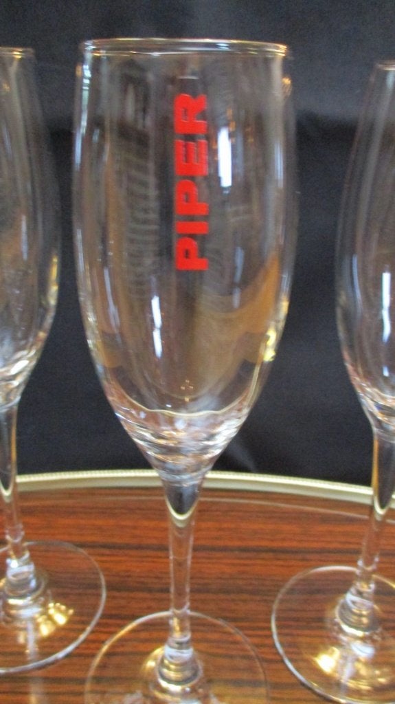 6 Piper-Heidsieck champagne glazen, Verzamelen, Ophalen, Nieuw, Overige typen