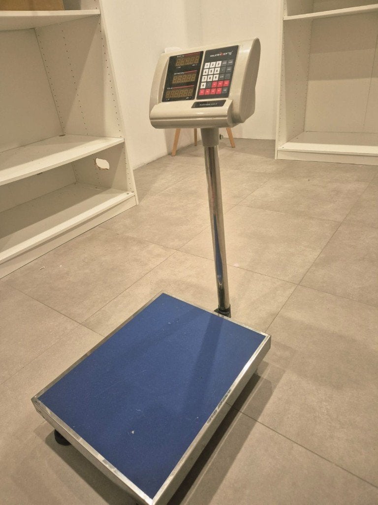 Balance à plateforme 150 kg, Electroménager, 100 kg ou plus, Enlèvement, Utilisé, 1 à 500 grammes