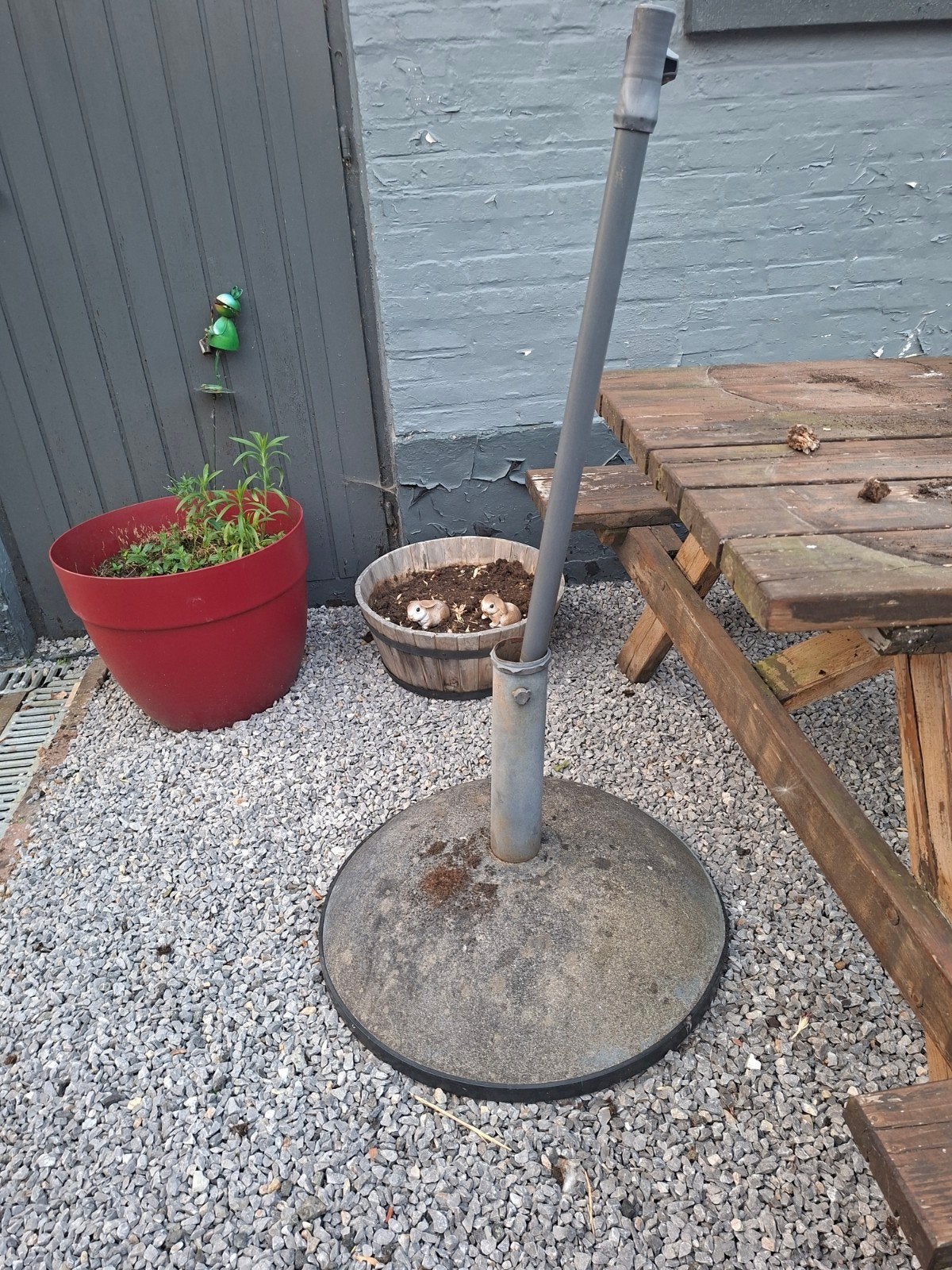 parasolvoet, Jardin & Terrasse, Parasols, Enlèvement, Base de parasol