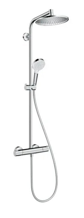 Nieuwe Hansgrohe Regendoucheset – Ongeopend Beschrijving:, Bricolage & Construction, Enlèvement, Neuf, Chrome, Douche