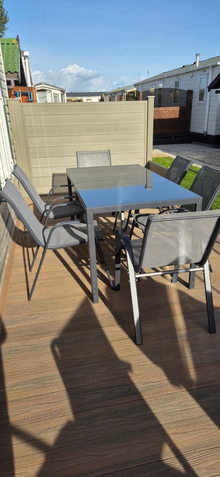 tuinset, Tuin en Terras, Ophalen, 6 zitplaatsen, Aluminium, Tuinset