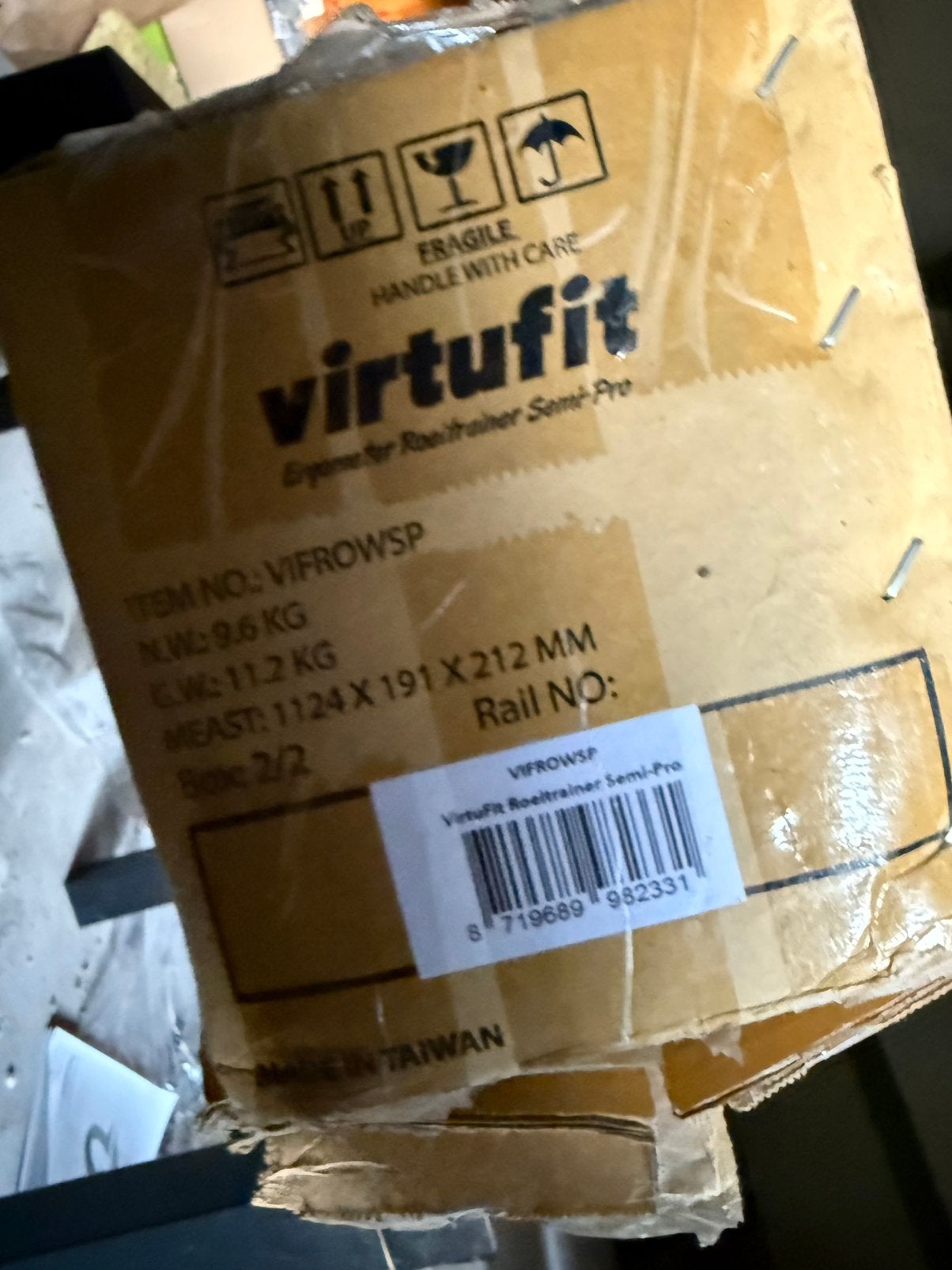 VirtuFit Ergometer Roeitrainer Semi-Pro (VIFROWSP) NIEUW!, Ophalen, Nieuw, Buik, Metaal