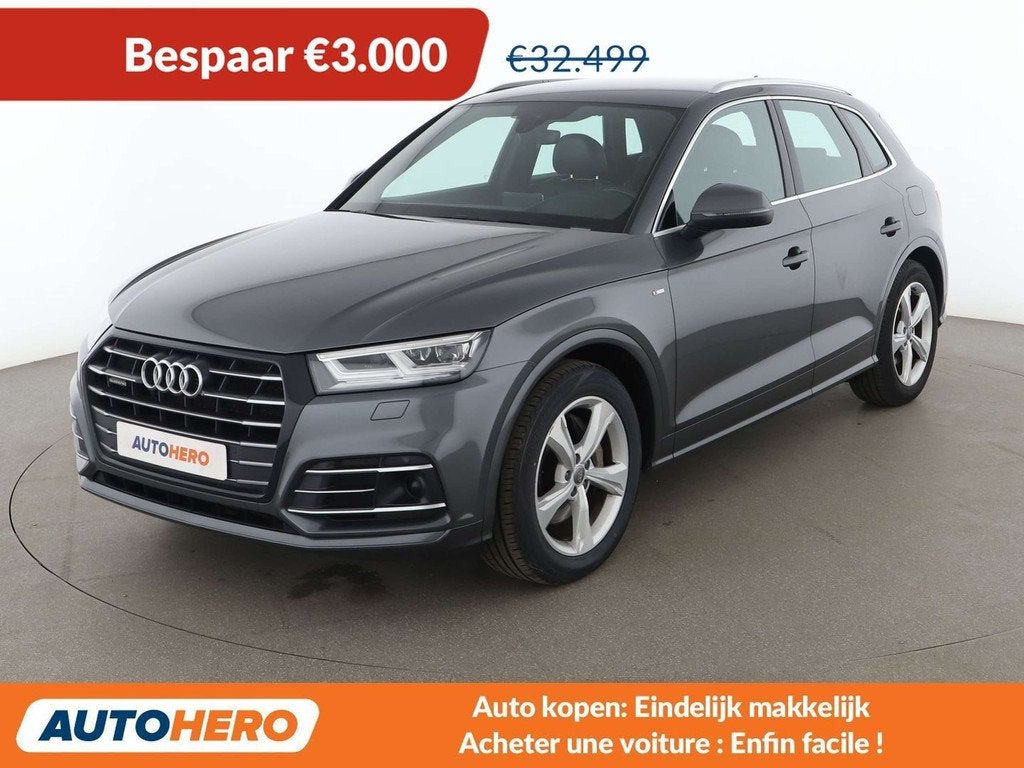 Audi Q5 55 TFSIe quattro sport (automatique), Autos, Cuir, Argent ou Gris, Achat, Euro 6