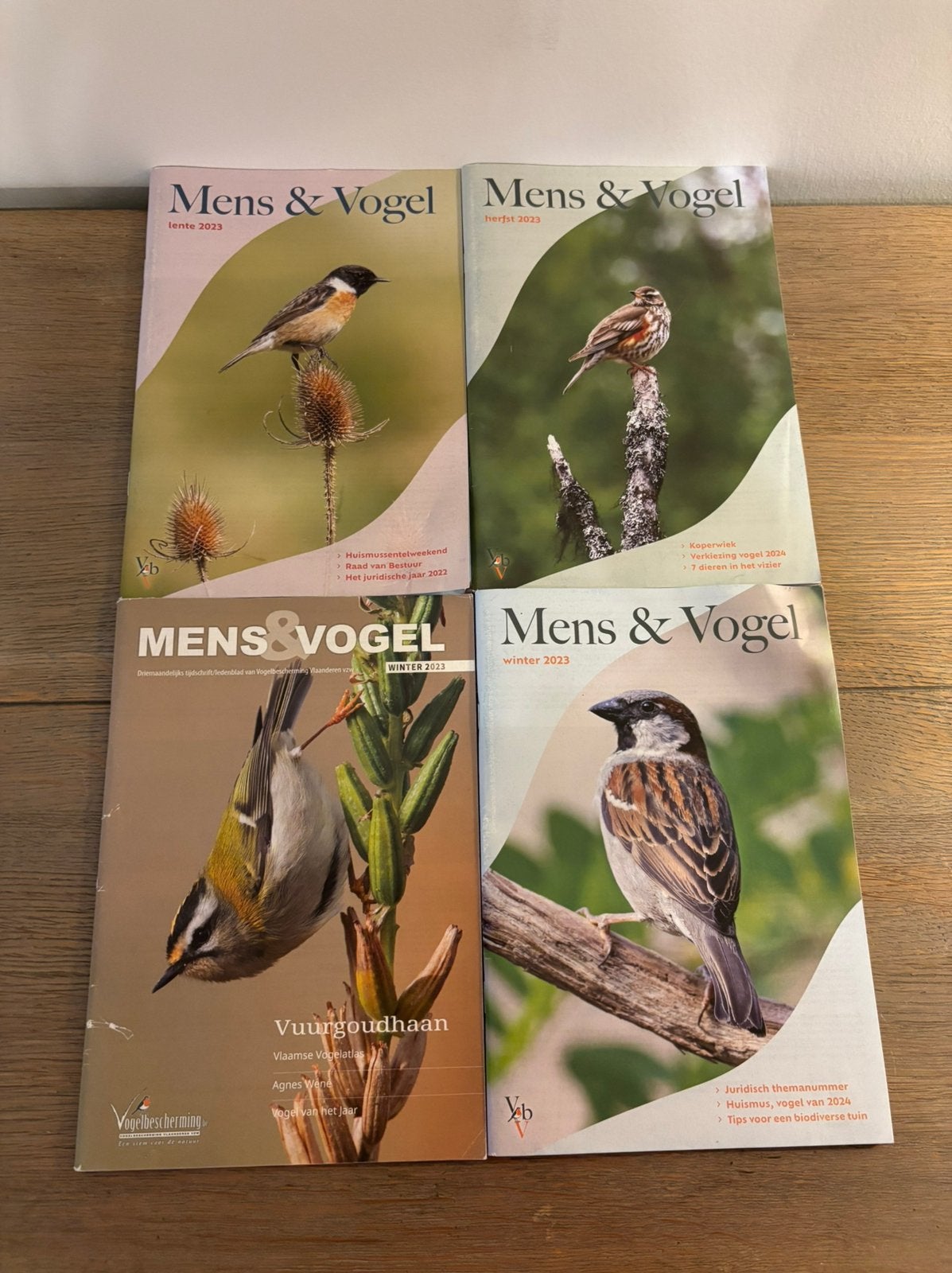 4x Mens & Vogel, Livres, Nature, Enlèvement ou Envoi, Neuf, Oiseaux