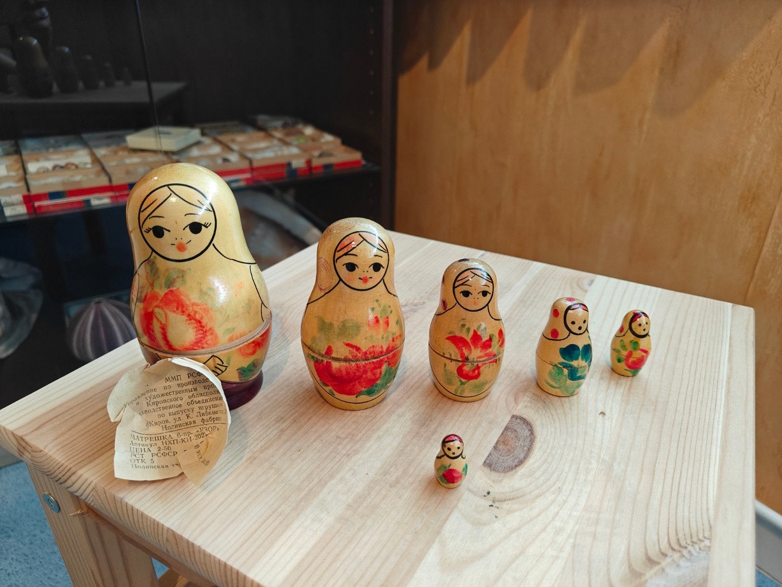 Prachtige, 100% originele vintage Russische Matroesjka-pop (, Ophalen