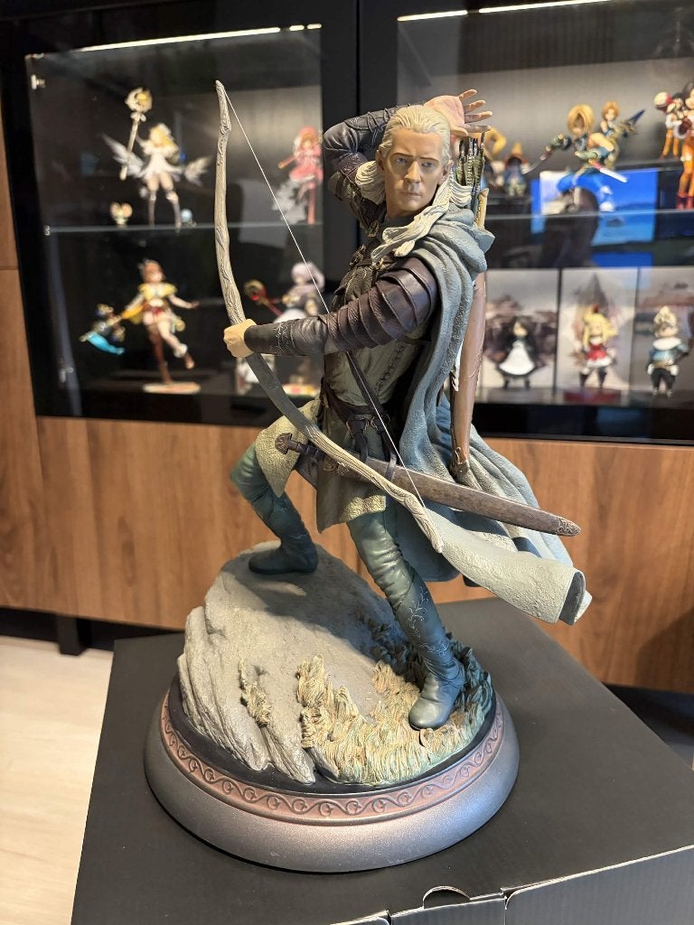 Sideshow Lord of the rings Legolas, Enlèvement ou Envoi, Comme neuf, Statue ou Buste
