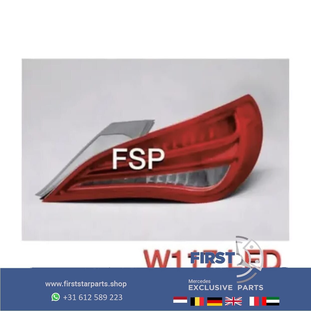 W117 C117 X117 CLA LED ACHTERLICHT PRE-FACELIFT RECHTS origi