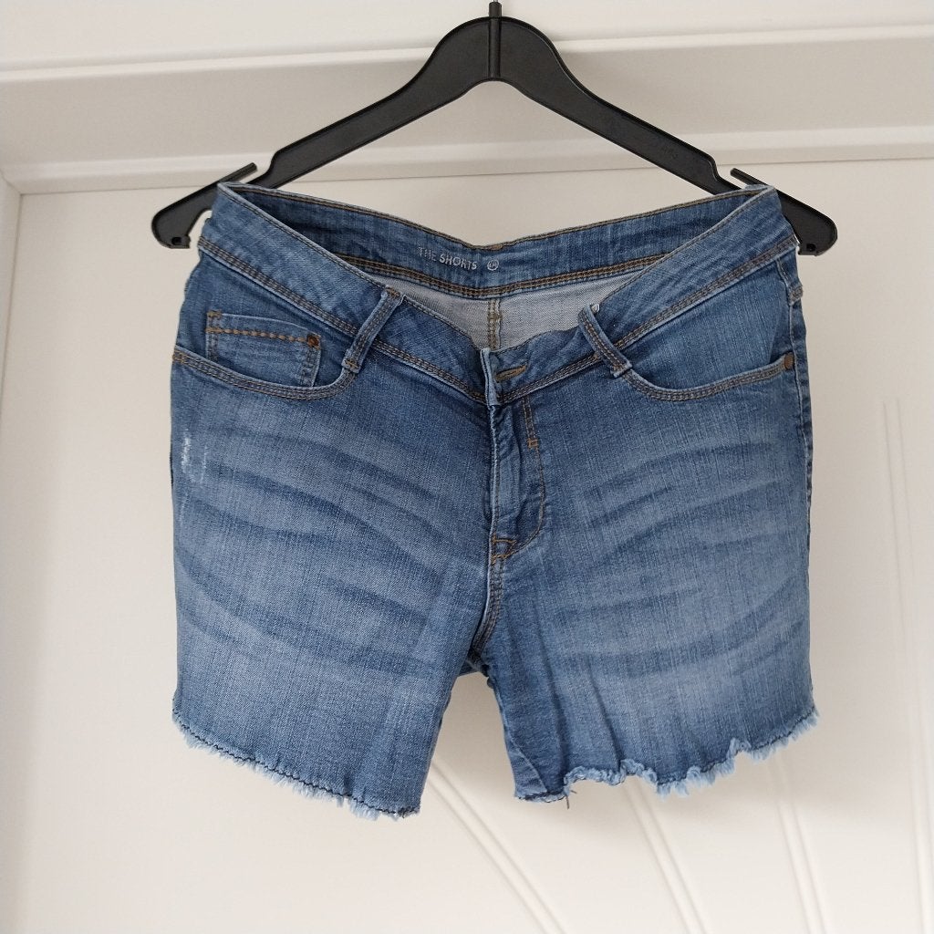 Jeans short, Kleding | Dames, Maat 38/40 (M), Kort, Blauw, Ophalen of Verzenden
