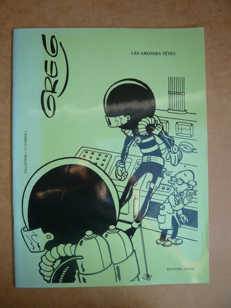 Bd LES GROSSES TÊTES en Tirage de Luxe (EO tbe) de GREG, Livres, " GREG ", Enlèvement ou Envoi, Une BD, Utilisé