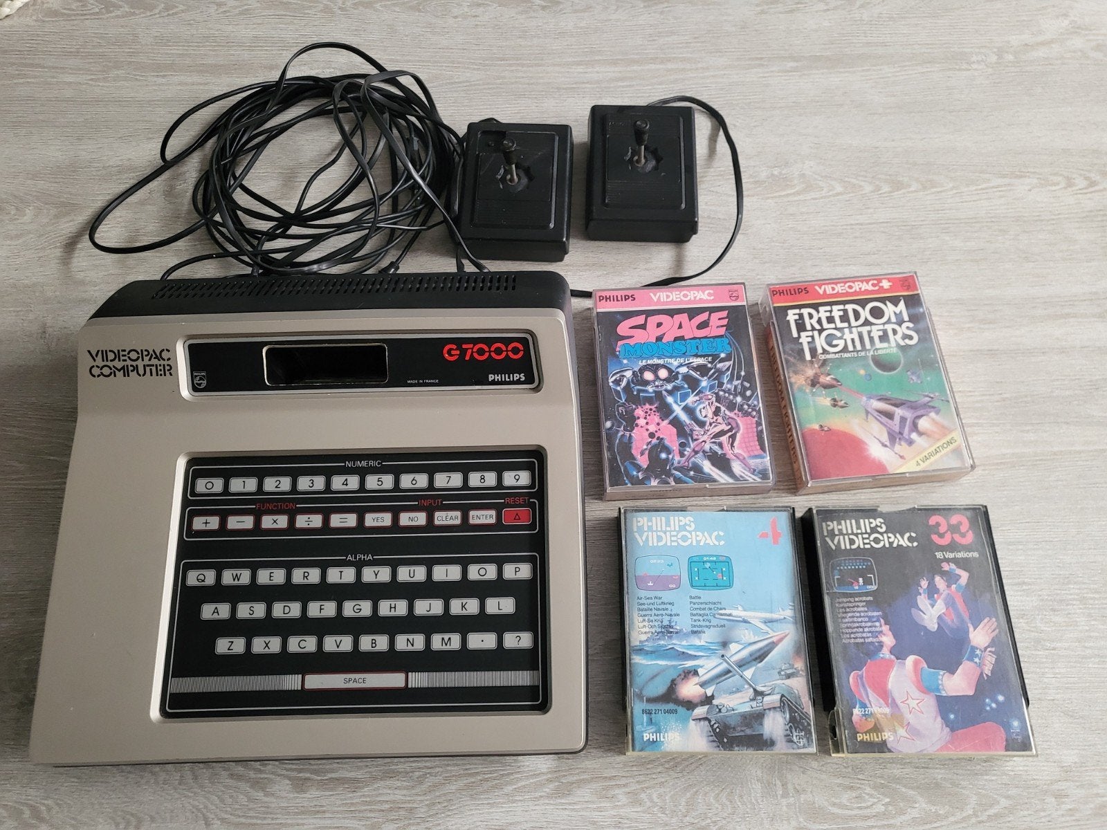 Philips G7000 videopac computer 4 games, Ophalen of Verzenden