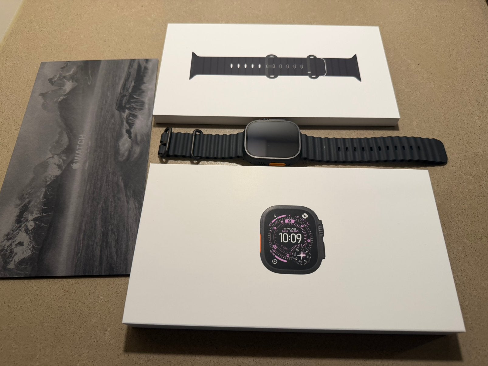 Apple watch ultra 3, Ophalen, Zo goed als nieuw, Zwart