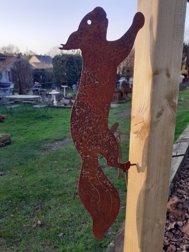 METALEN EEKHOORN OM TE REPAREREN, Ophalen of Verzenden, Nieuw, Metaal, Dierenbeeld