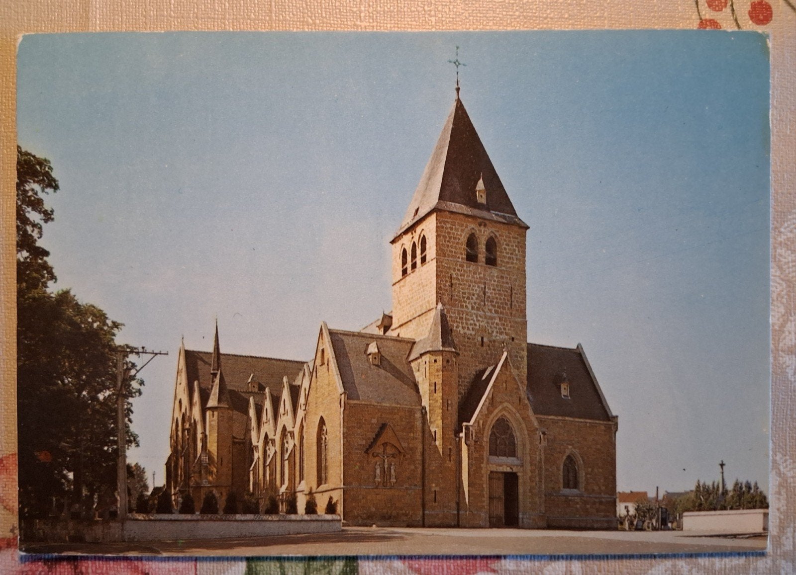 Postkaart Herzele kerk, Enlèvement ou Envoi