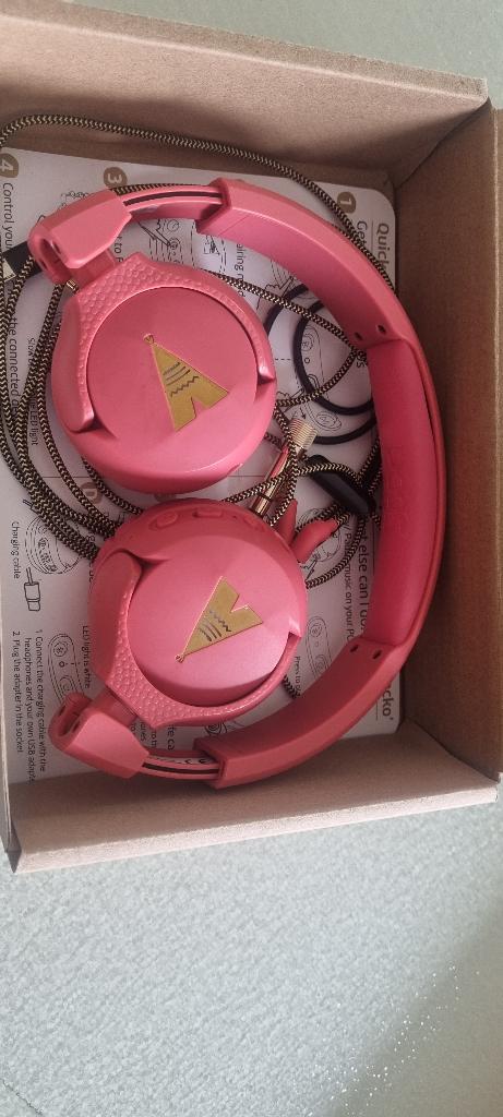 Kinder hoofdtelefoon Pogs, Audio, Tv en Foto, Hoofdtelefoons, Overige merken, Bluetooth, Zo goed als nieuw, Op oor (supra aural)