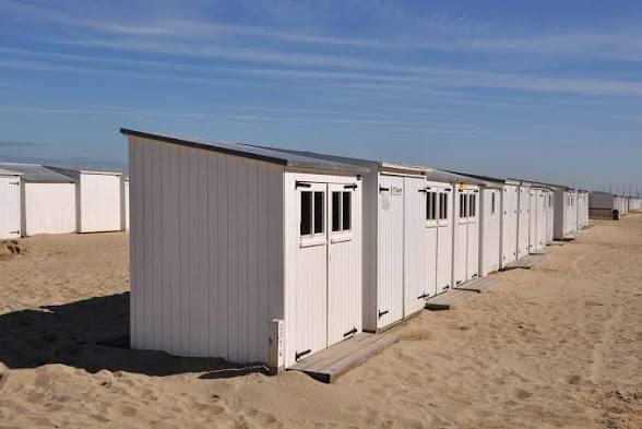 Stranhuisje te koop  opknappertje, Doe-het-zelf en Bouw, Bouwketen en Schaftketen, Ophalen, Zo goed als nieuw