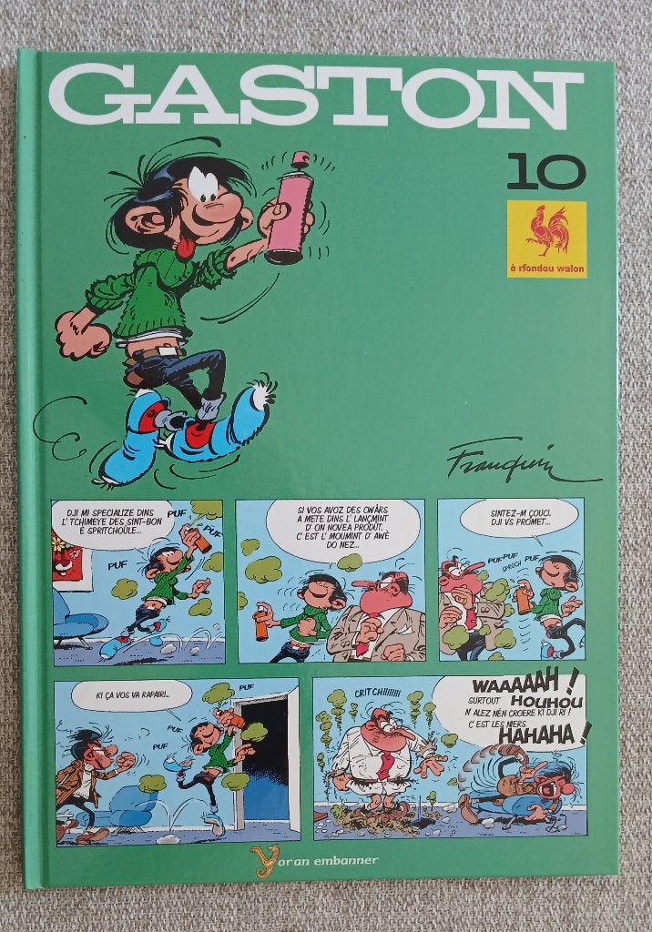 BD Gaston Lagaffe 10 en Wallon EO Franquin Neuf, Livres, Une BD, Enlèvement ou Envoi, Neuf